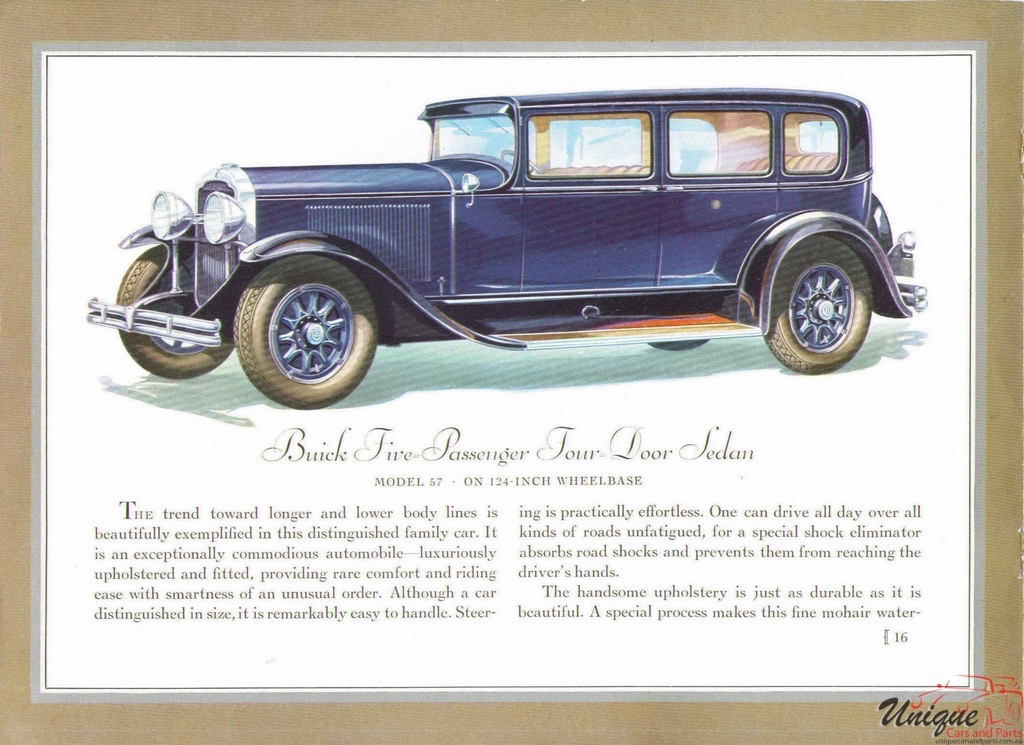 1930 Buick Prestige Brochure Page 20
